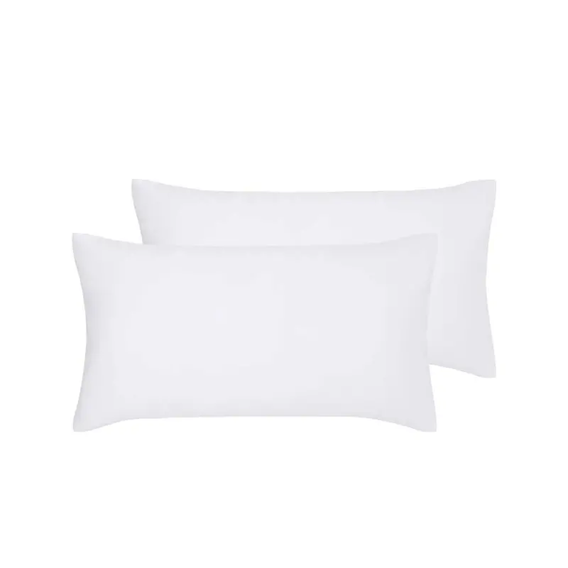 Accessorize Hotel Deluxe Cotton Pillowcase Pair – King Size (50X90Cm), White 1