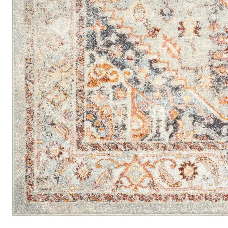 Antique-Style Persian Rug – Textured Grey Pattern (200 X 290 Cm) 1