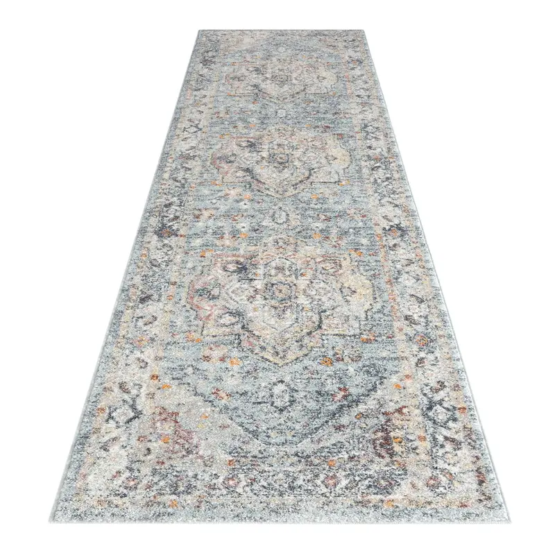 Authentic Persian Blue Floor Rug – Curated Antique Aesthetic – 200X290 Cm 1