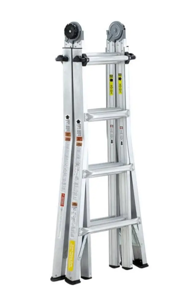 Cosco Articulating Multi-Position Aluminum Ladder – 18 Ft (5.4 M), Indoor & Outdoor Use (405139) 1