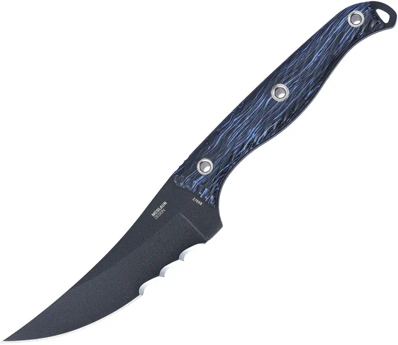 Crkt Clever Girl Blue Fixed Blade Utility Knife 1