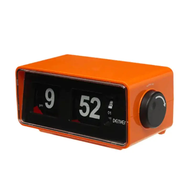 Denver Retro-Style Clock Radio With Pll Fm Tuner And Dual Alarm 1