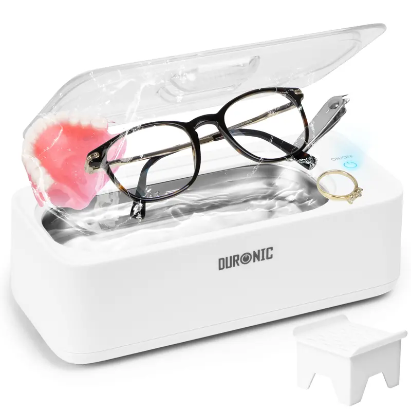 Duronic Uc30 Ultrasonic Cleaner – 300Ml Lightweight 53Khz Device For Jewelry, Eyewear, Retainers & Delicate Items 1