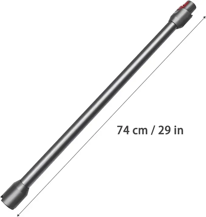 Dyson V12 Detect Slim Telescopic Extension Rod – 74 Cm Quick-Release Replacement Wand (Grey) 1