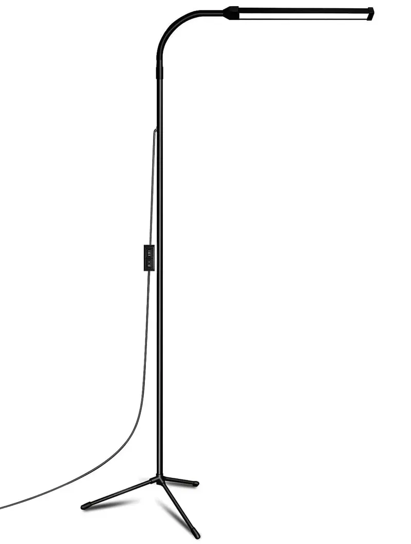 Ebest Precision Gooseneck Led Task Lamp – Dimmable Floor Light For Eyelash Extensions, Facial Treatments, And Detailed Beauty Work 1