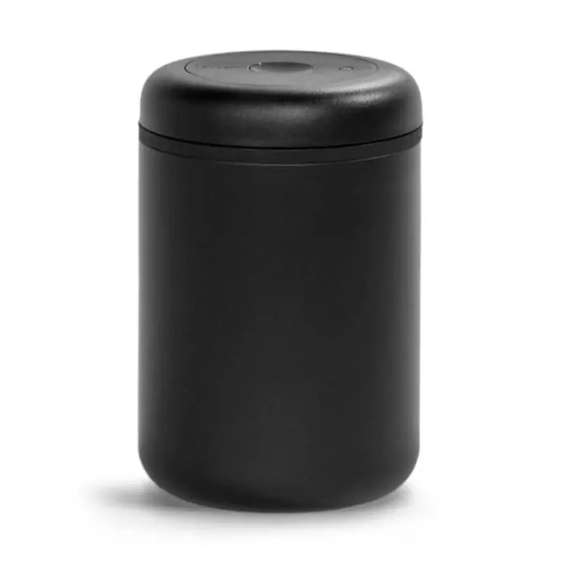 Fellow Atmos 1.2L Matte Black Coffee Canister – Airtight, Uv-Resistant, 450G Capacity 1