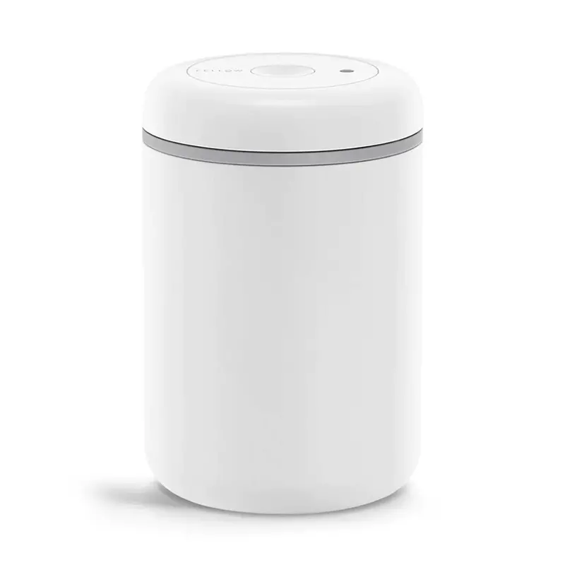 Fellow Atmos 1.2L Matte White Coffee Canister – Airtight, Uv-Resistant, 450G Capacity 1