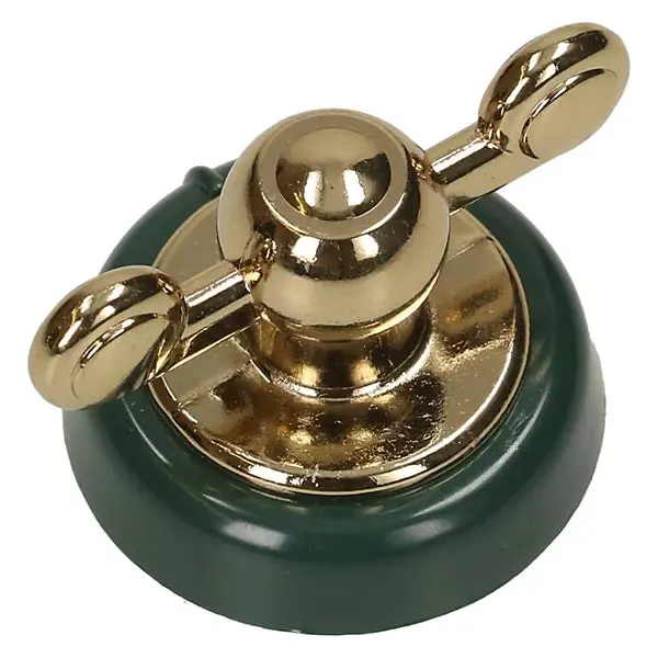 Genuine Hotpoint Hob Control Knob – Gold & Green Finish (C00235808) 1