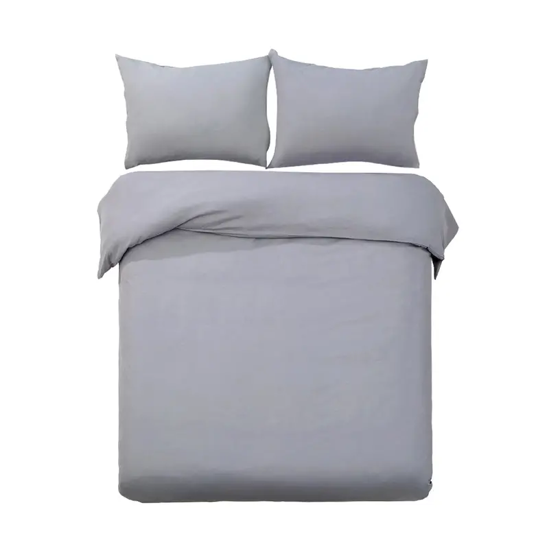 Giselle Classic Grey Quilt Cover Set – King Size 1