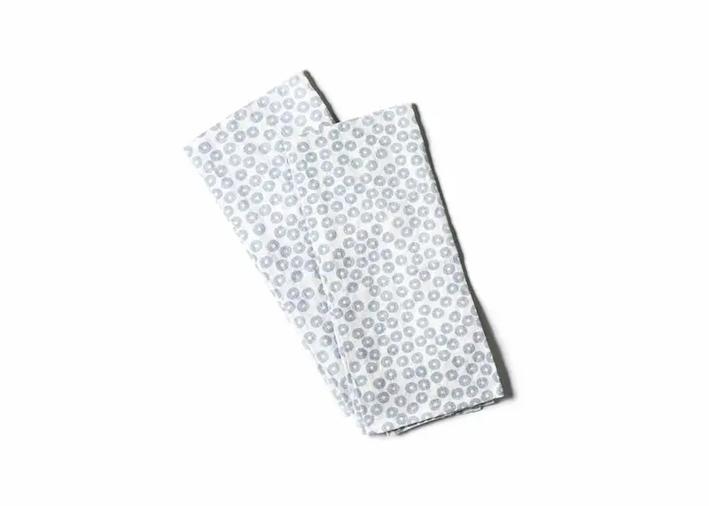 Iris Blue Pip Kitchen Towel – Minimalist Textured Cotton Dish Towel 1