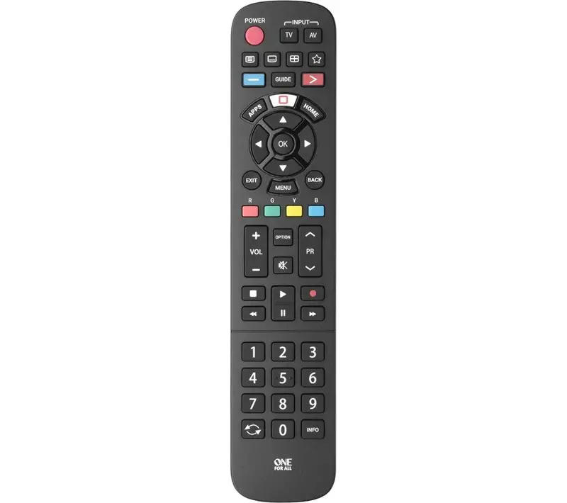 One For All Urc4914 Programmable Universal Remote For Panasonic Tvs 1
