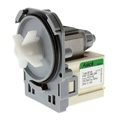 Original Askoll M113/M109 Drain Pump – Designed For Zanussi, Aeg, And Electrolux Washing Machines 1