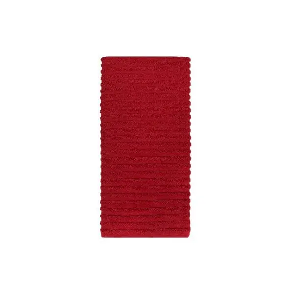 Paprika-Tinted Kitchen Towel – Soft Cotton Solid Color 1