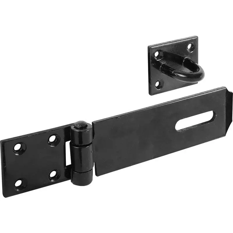 Rust-Resistant Hasp And Staple Set – Reinforced Security Fastening 1