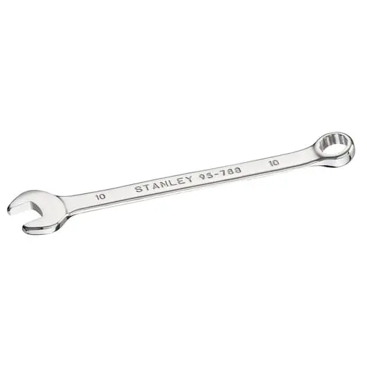 Stanley 10Mm Combination Wrench – Forged Steel, Dual-End Design With Box And Open Ends For Reliable Fastening 1
