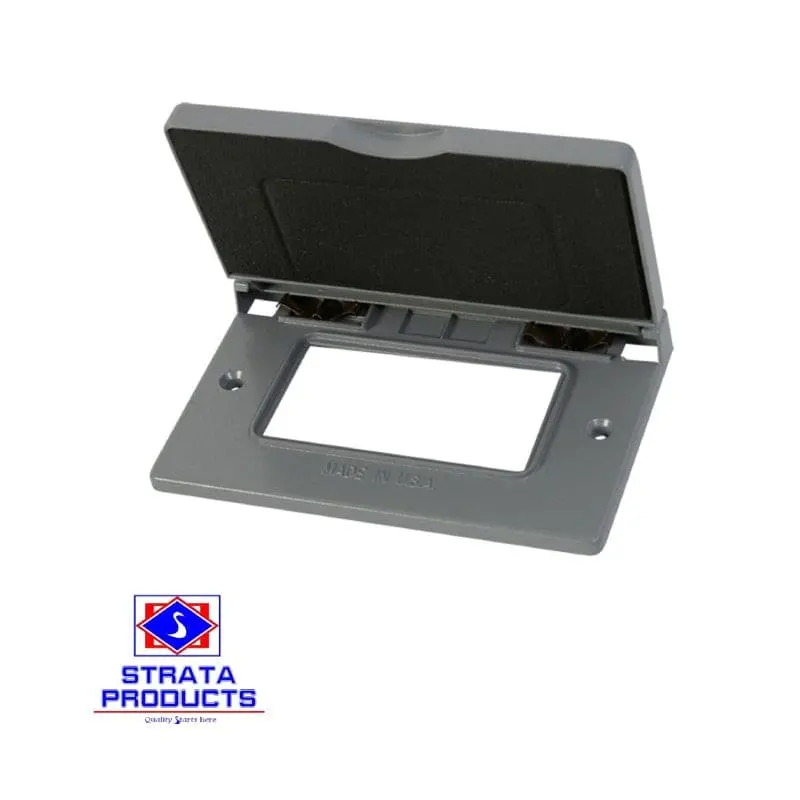 Strata 1-Gang Gfci Weatherproof Box Cover – Compatible With Standard Outdoor Outlets 1