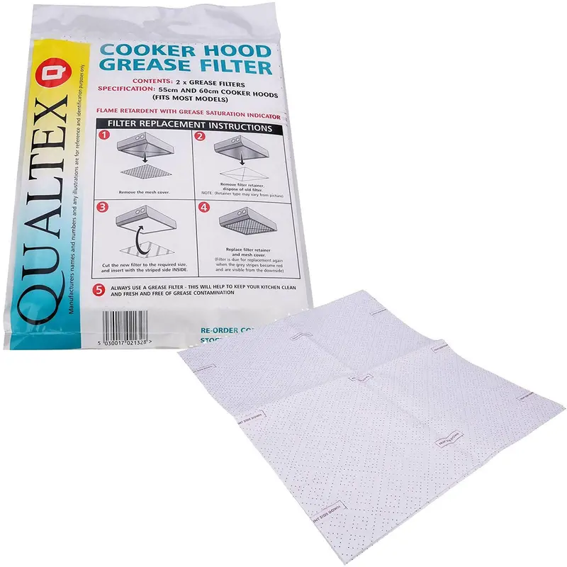 Universal Cooker Hood Grease Filter Pack (2 Filters) 1