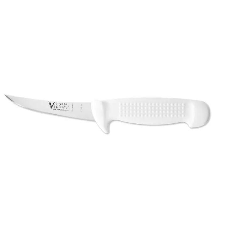 Victory 10Cm Utility Boning Knife With White Plastic Handle 1