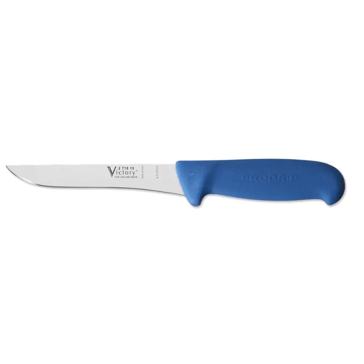 Victory 15Cm Precision Straight Blue Progrip Boning Knife 1