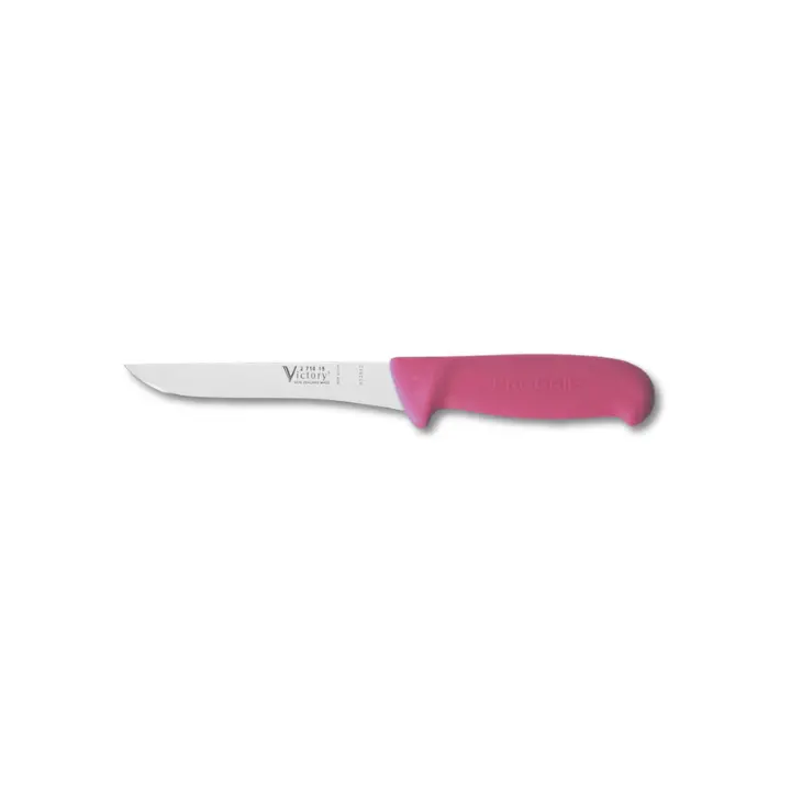 Victory 15Cm Precision Straight Pink Progrip Boning Knife 1