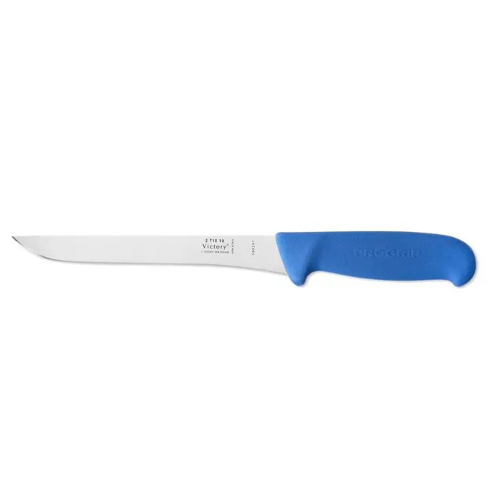Victory 19Cm Straight-Edge Blue Progrip Boning Knife 1