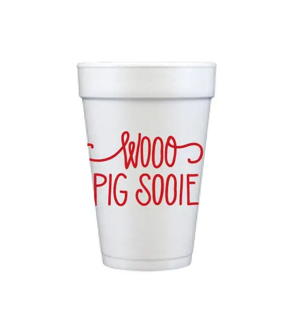 Woo Pig Sooie Foam Drink Cups 1