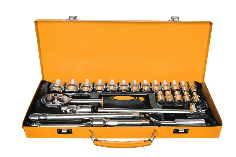 Worksite 1/2-Inch Drive Socket Set – 24-Piece Metric & Sae Kit (Wt8055) 1