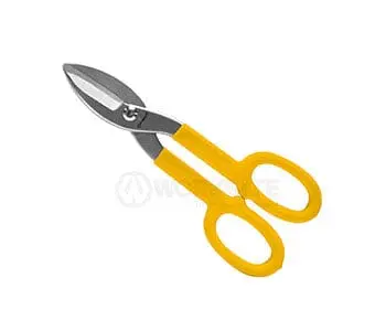 Worksite 10-Inch Straight-Cut Tin Snips – Hot-Forged Steel Blades For Sheet Metal, Flashing, And Rigid Materials 1