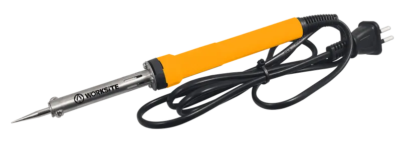 Worksite 100W Soldering Iron – 110–120V, 50/60 Hz With Stand – Ideal For Electronics, Stained Glass & Light Sheet Metal – Wt9013B-110V 1