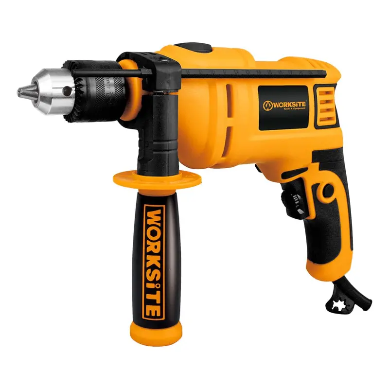 Worksite 750W Variable-Speed Impact Drill – 13Mm Keyless Chuck, Reverse Function, And Dual-Voltage Compatibility (110–120V, 50/60Hz) 1